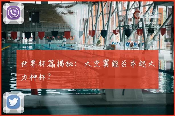 世界杯篇揭秘:大空翼能否举起大力神杯?