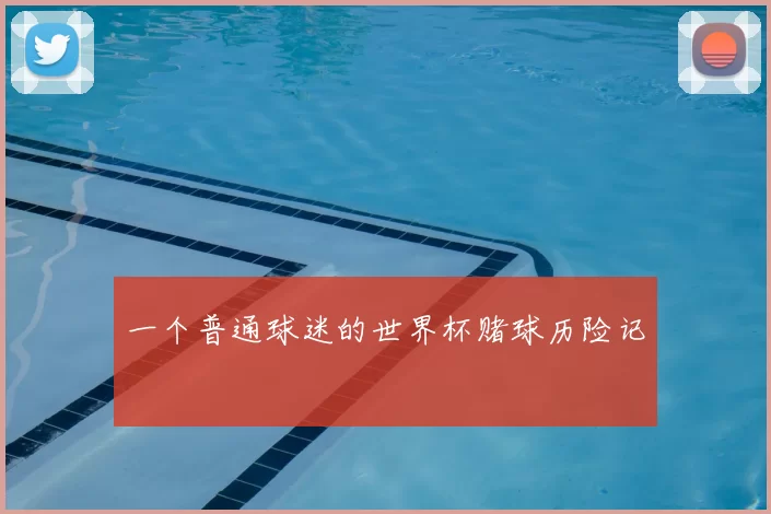 一个普通球迷的世界杯赌球历险记
