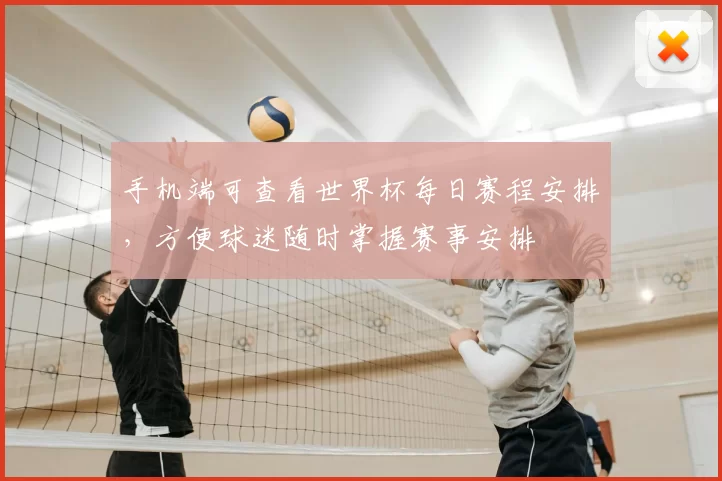 手机端可查看世界杯每日赛程安排,方便球迷随时掌握赛事安排